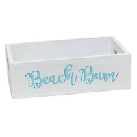 Elegant Designs White Wash Coastal Towel Holder