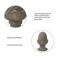 Glitzhome® 16.5" Artichoke Garden Statue