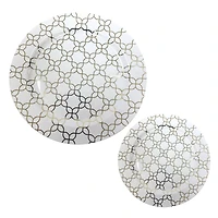 Gold Quatrefoil Lunch & Dinner Plates Set, 40ct. by Celebrate It™