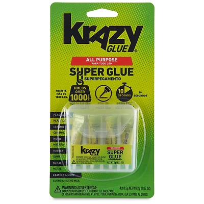 Krazy Glue® All Purpose Super Glue Singles, 4ct.