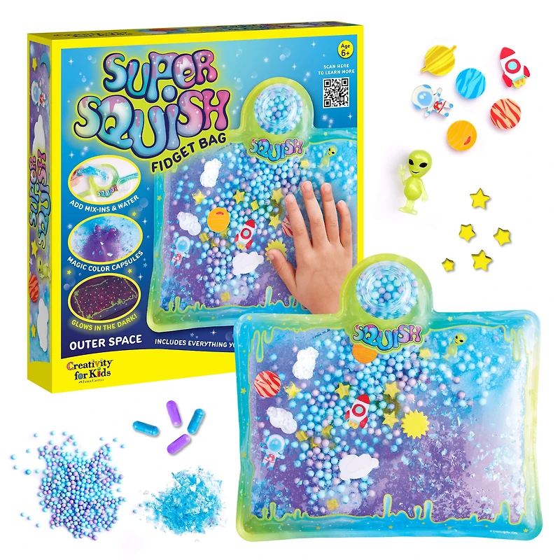 Creativity for Kids® Super Squish Outer Space Fidget Bag Kit