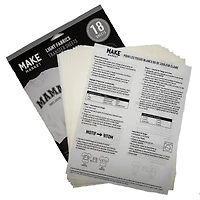 8.5" x 11" Light Fabric Transfer Sheets, 18ct. by Make Market®