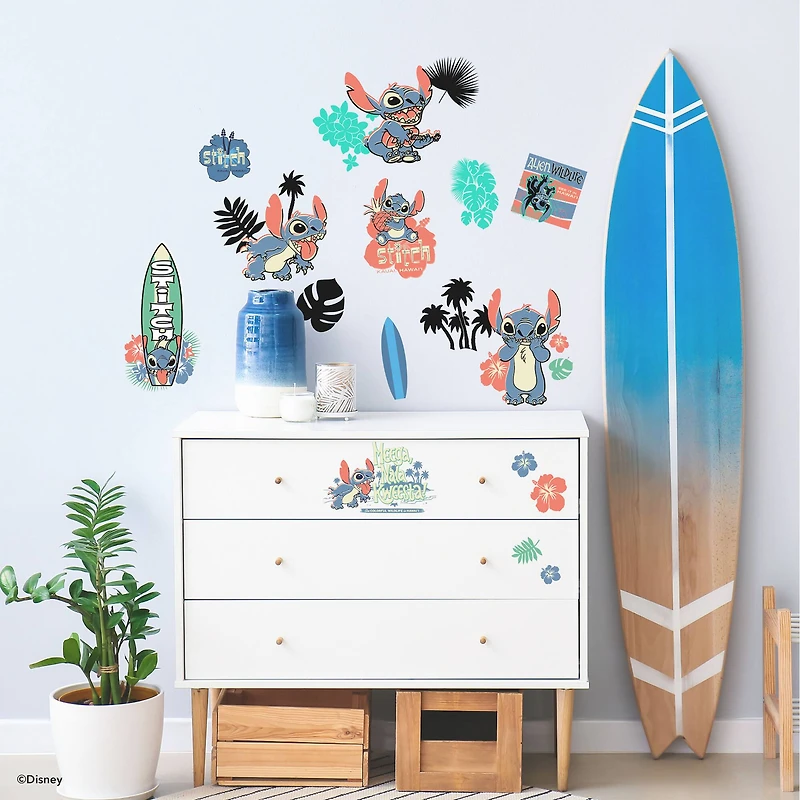 RoomMates Stitch Surf's Up Peel & Stick Wall Decals