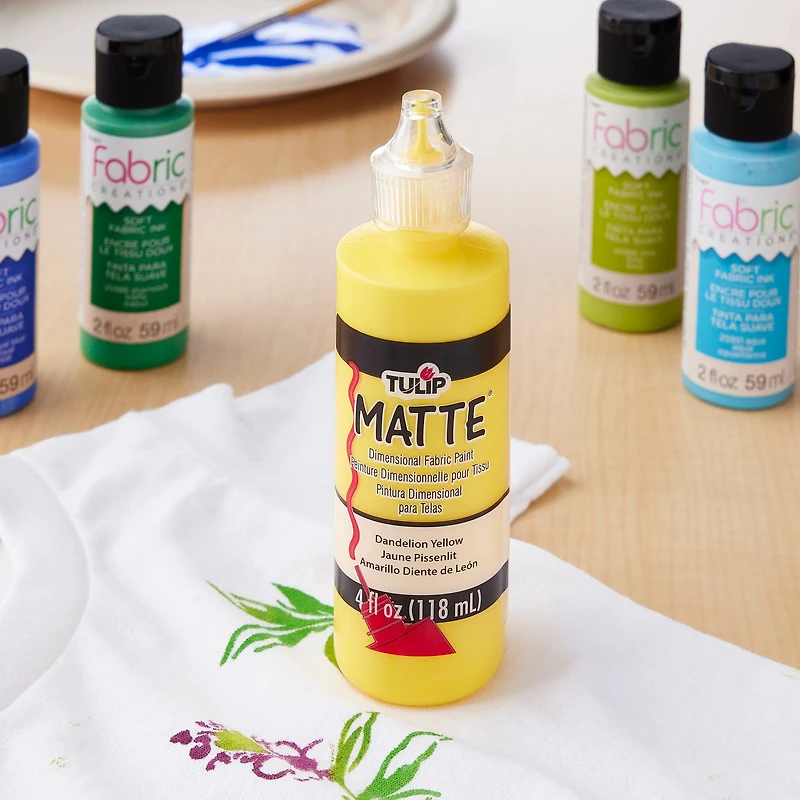 Tulip® Matte™ Dandelion Yellow Dimensional Fabric Paint