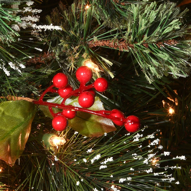 6.5ft. Pre-Lit Wintry Pine® Artificial Christmas Tree, Clear Lights