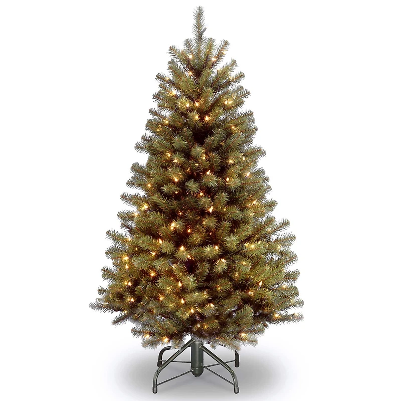 5ft. Pre-Lit North Valley® Spruce Artificial Christmas Tree, Clear Lights