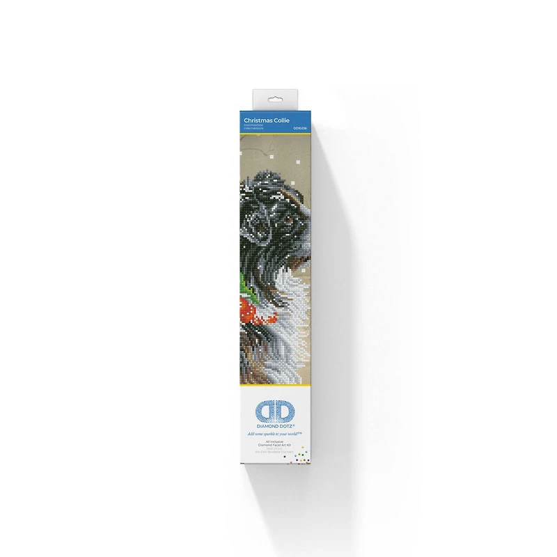 Diamond Dotz® Intermediate Christmas Collie Diamond Painting Kit
