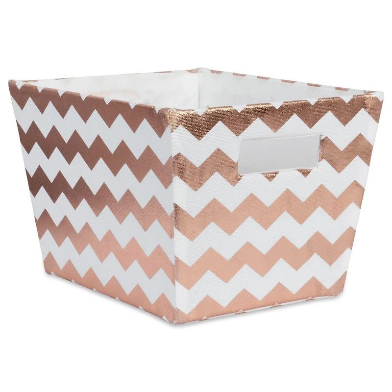 Polyester Chevron Trapezoid Bin