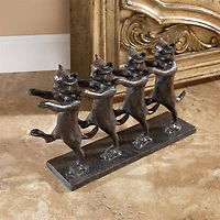 Design Toscano 7" Chorus Line Cats Cast Iron Statue