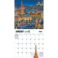 TF Publishing 2024 Around the World Wall Calendar