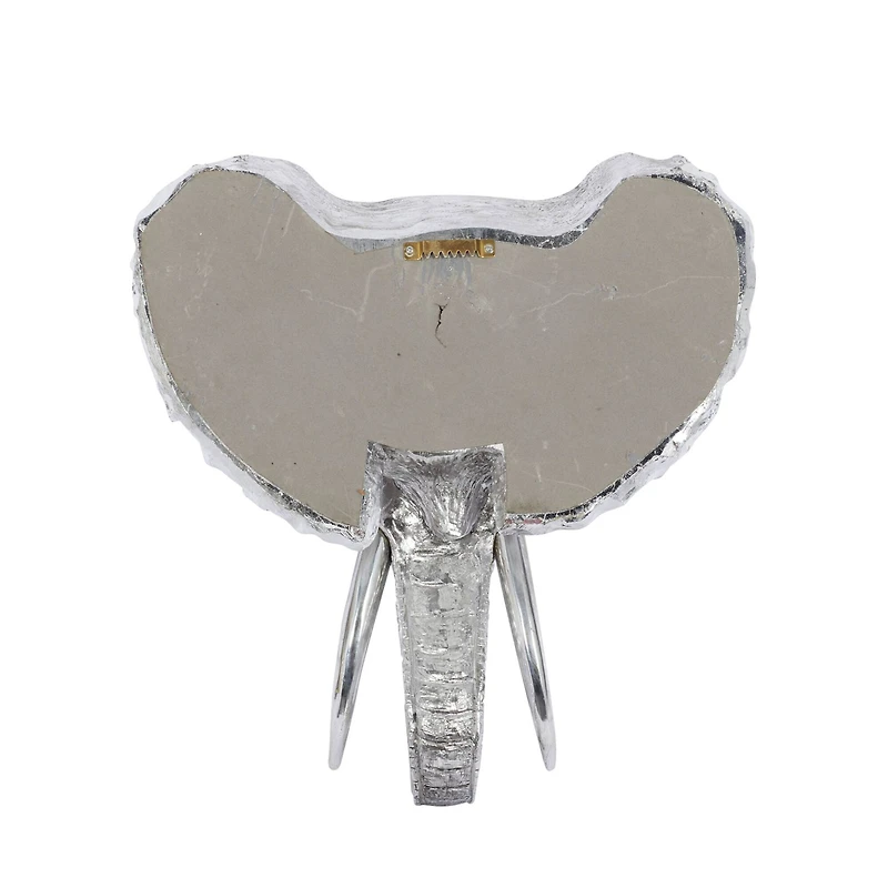 Silver Polystone Eclectic Wall Decor, 16" x 16"