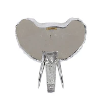 Silver Polystone Eclectic Wall Decor, 16" x 16"