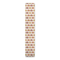 90" Plaid Pumpkins Poly Twill Table Runner