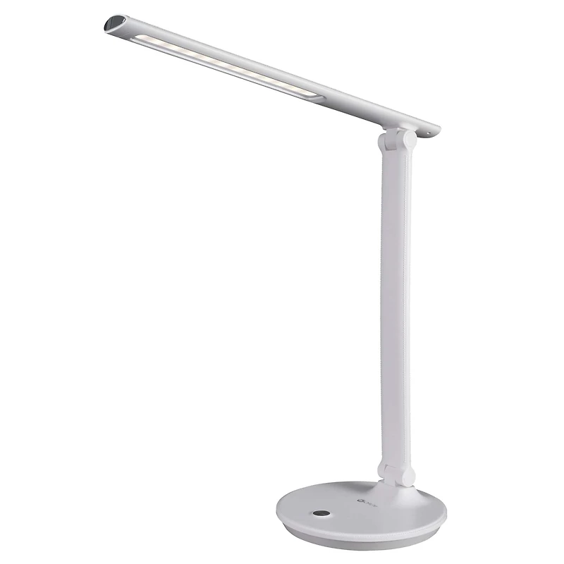 OttLite Wellness Series 26" White Emerge LED Desk Lamp