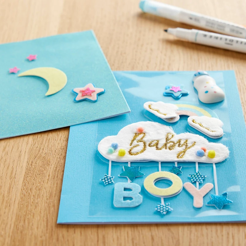 Baby Boy Cloud Dimensional Stickers by Recollections™