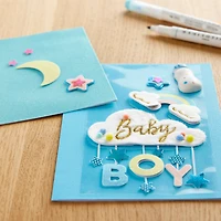 Baby Boy Cloud Dimensional Stickers by Recollections™