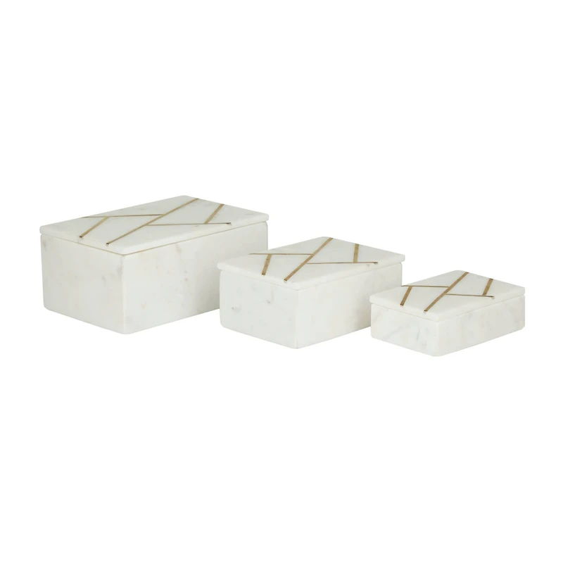 White Abstract Glam Box Set