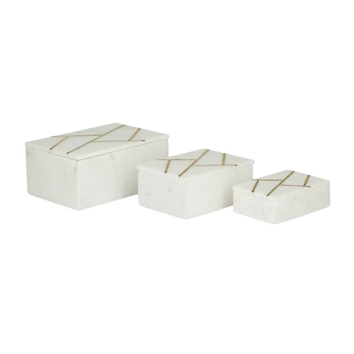 White Abstract Glam Box Set