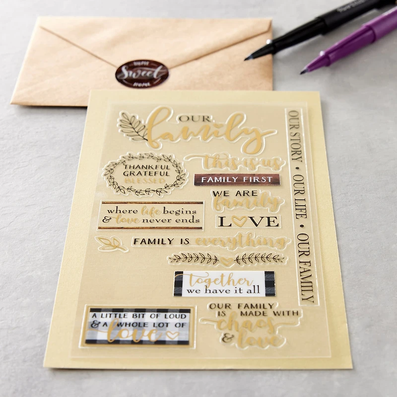 Blessed Family Stickers by Recollections™