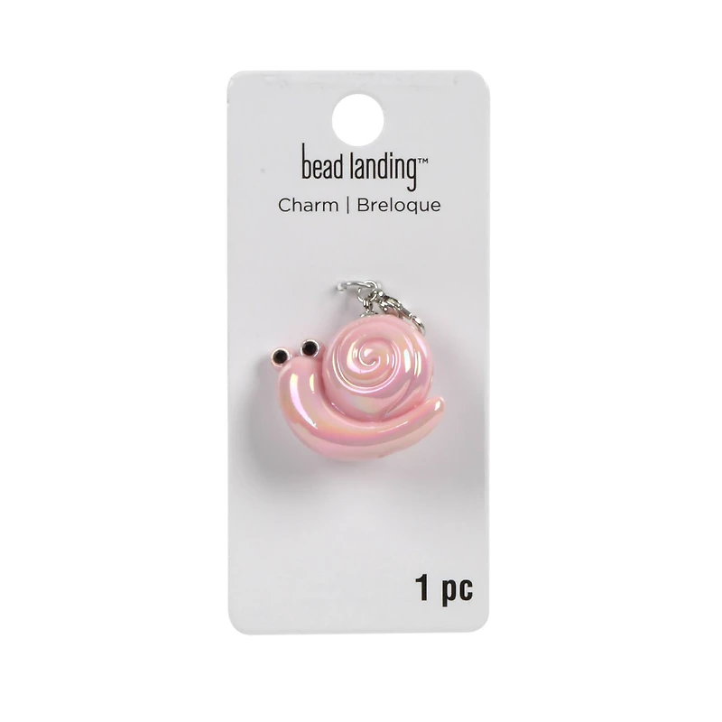 3D Pastel Snail Charm by Bead Landing™