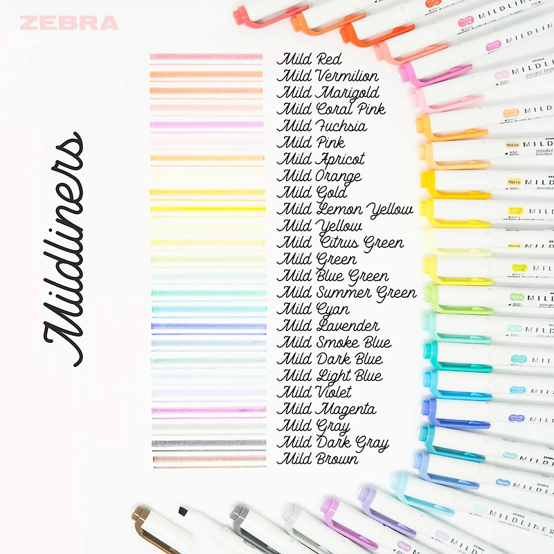 Zebra Mildliner™ Double Ended Highlighter & Creative Tool