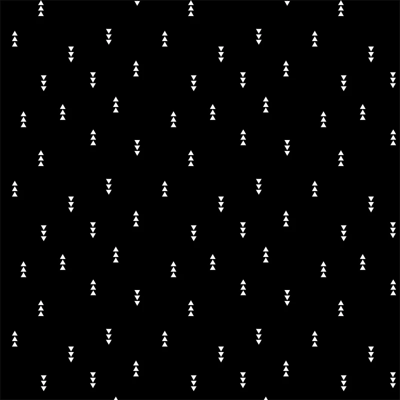 Eugene Textiles Black Triangulated Cotton Fabric