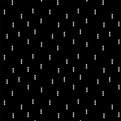 Eugene Textiles Black Triangulated Cotton Fabric