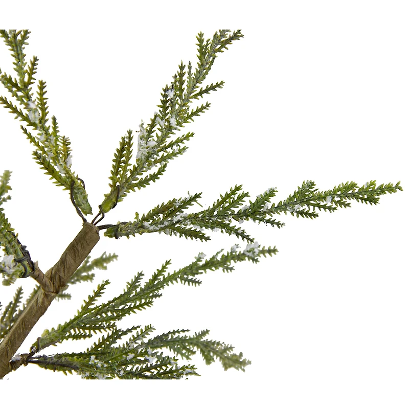 24" Unlit Real Touch™️ Iced Cedar Artificial Christmas Tree