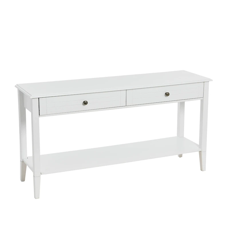 Hello Honey® Pleasantville White Console Table with 2 Drawers