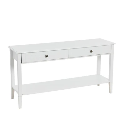 Hello Honey® Pleasantville White Console Table with 2 Drawers