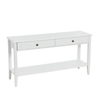 Hello Honey® Pleasantville White Console Table with 2 Drawers