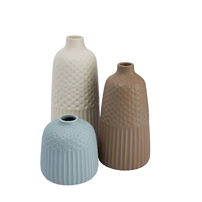 Hello Honey® Matte Glass Stoneware Vase Set