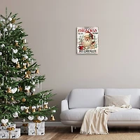 Stupell Industries Santa's Christmas Blend Canvas Wall Art