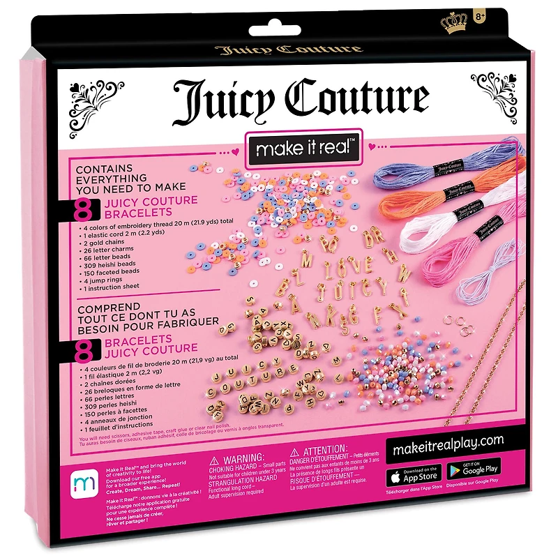 Make It Real Juicy Couture Love Letters Bracelets Activity Kit