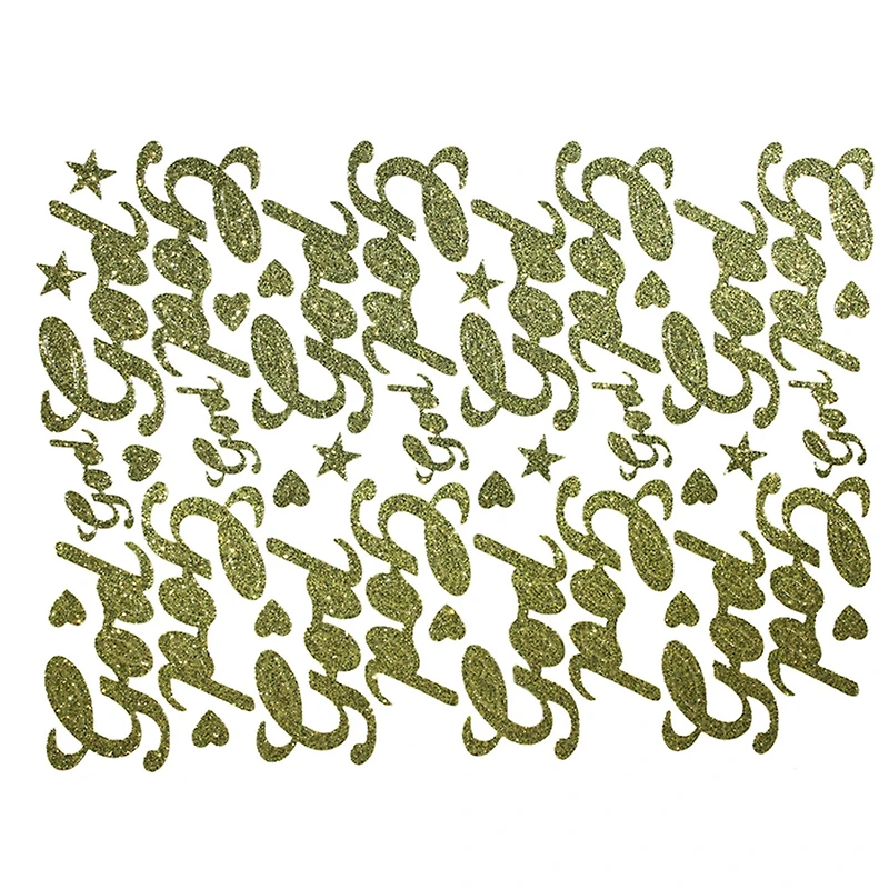 JAM Paper God Gold Script Floral Accessory