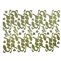 JAM Paper God Gold Script Floral Accessory