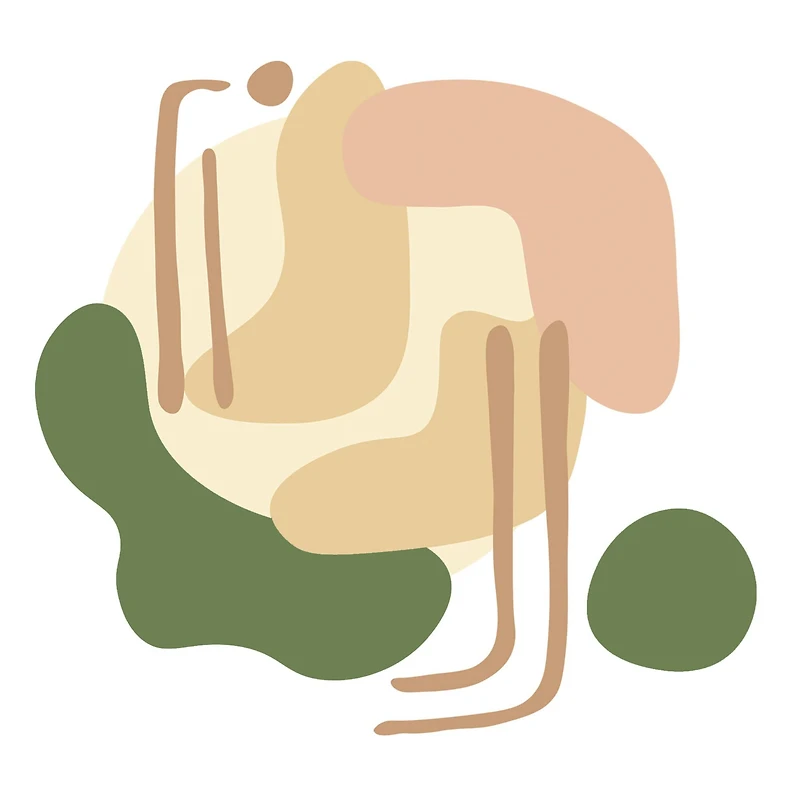 WallPops Very Gay Paint Soft Amoeba Modular Mural Peel & Stick Wall Decals