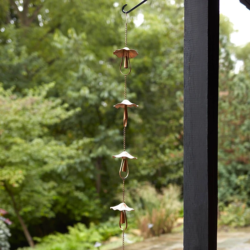 62" Mushroom Rain Chain