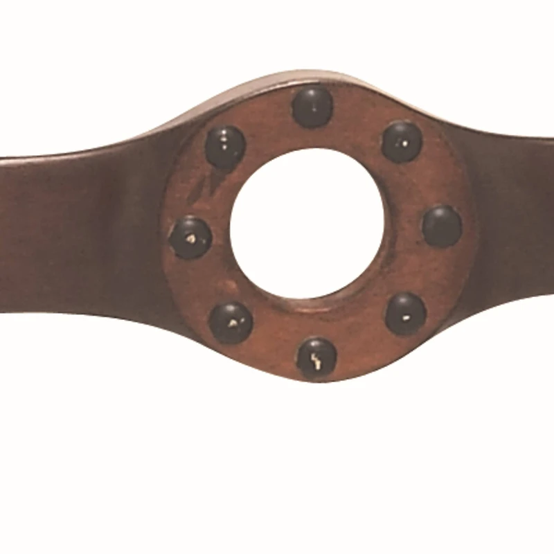 48" Brown Wood Plane Industrial Wall Decor, 2ct.