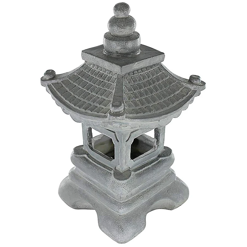 Design Toscano 13.5" Chengdu Pagoda Lantern Statue, 2ct.