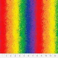 Fabric Editions Rainbow Ombre Cotton Fabric