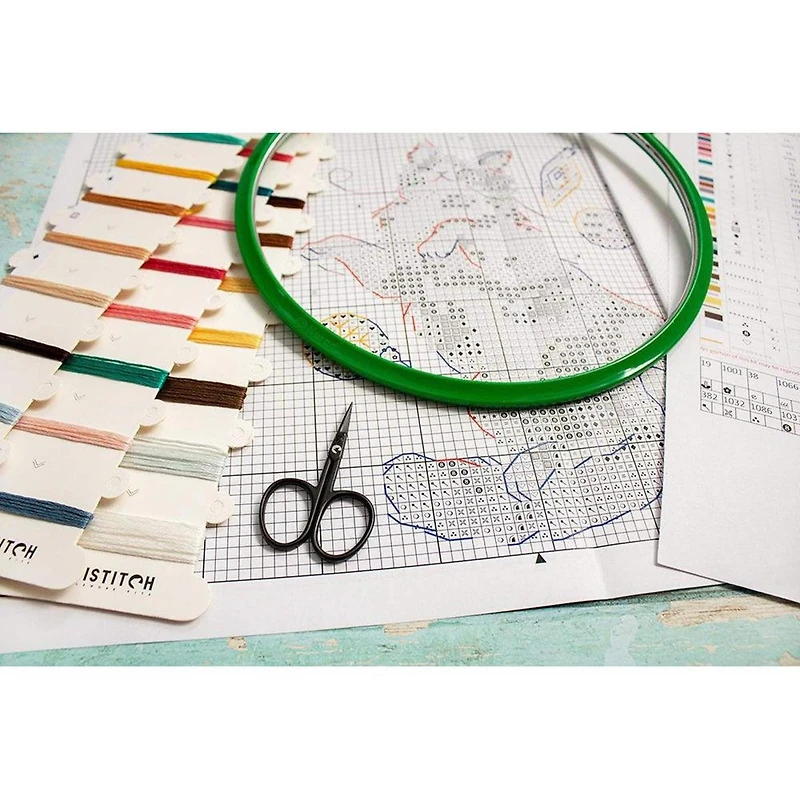 LetiStitch Cat's Happiness Counted Cross Stitch Kit