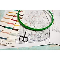 LetiStitch Cat's Happiness Counted Cross Stitch Kit