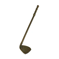Hello Honey® 15" Antique Gold Decorative Embossed Aluminum Golf Club