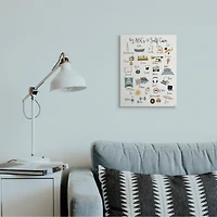 Stupell Industries ABCs of Self Care Wall Accent