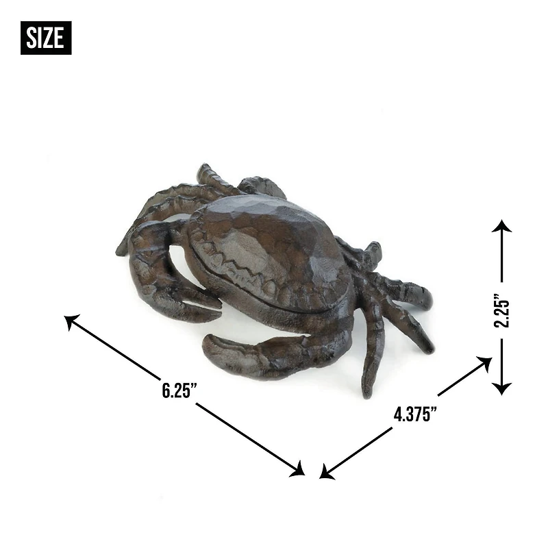 6.5" Crab Secret Key Holder
