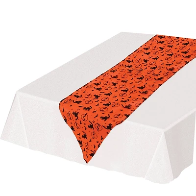 Beistle Halloween Fabric Table Runner