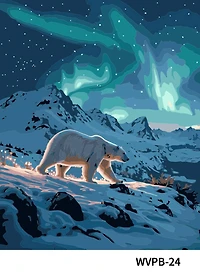 16" x 20" Polar Bear Paint-by-Number Kit by Artist's Loft™