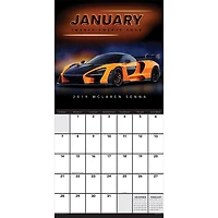 TF Publishing 2024 Dream Cars Wall Calendar
