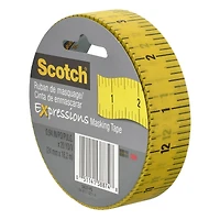 12 Pack: Scotch® Expressions Yellow Ruler Masking Tape